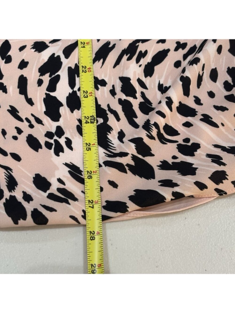 Nine West Womens Plus 2X Sleeveless Blouse Pink Black Animal Print V-neck Lined - Picture 12 of 16